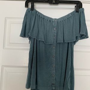 American eagle off the shoulder top